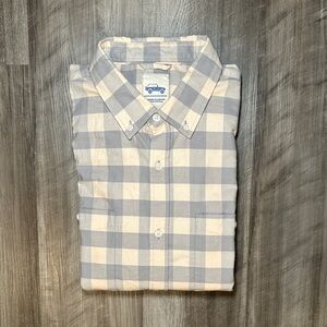 Mugsy Soft Flannel Checkered Long Sleeve Button Down - XL